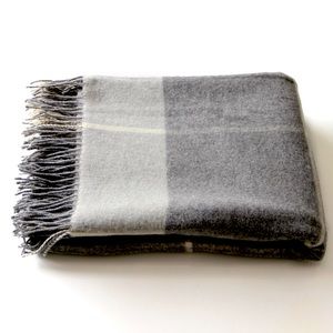 Pure Merino Wool Throw Blanket